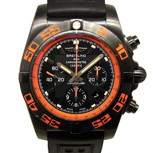 ブライトリング　BREITLING　クロノマット44　レイブン　M011B07VRB　スペシャルエディション　ラバー　USED　中古