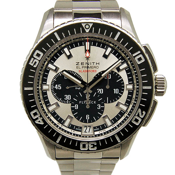 ゼニス　ZENITH　エルプリメロ ストラトス フライバッククロノ ブラッシュフォード 03.2062.405/07.M2060　世界500本限定　45.5mm　USED　中古