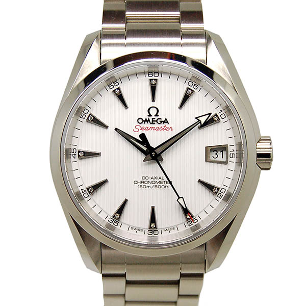 オメガ　OMEGA　シーマスター　アクアテラ　231.10.39.21.54.001　メンズ　38.5mm　SS　ホワイトタペストリー　11Pダイヤ　未使用品