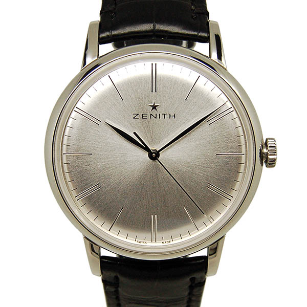 ゼニス　ZENITH　エリート 6150　03.2270.6150/01.C493　SS　42mm　シルバー　USED　中古