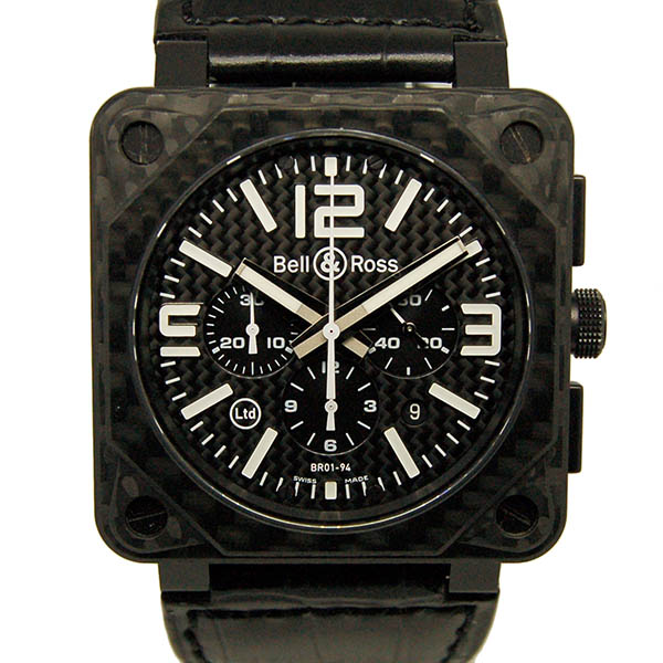 ベル＆ロス　BELL＆ROSS　BR01-94　カーボンファイバー　クロノグラフ　46mm　世界500本限定　USED　中古