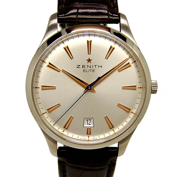 ゼニス　ZENITH　キャプテンエリート 03.2020.670/01.C498　SS　40mm　シルバー　USED　中古