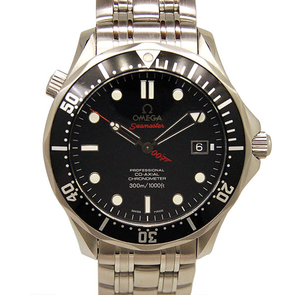 オメガ　OMEGA　シーマスター300 コーアクシャル 007　212.30.41.20.01.001　ブラック　41mm　世界10007本限定　USED　中古