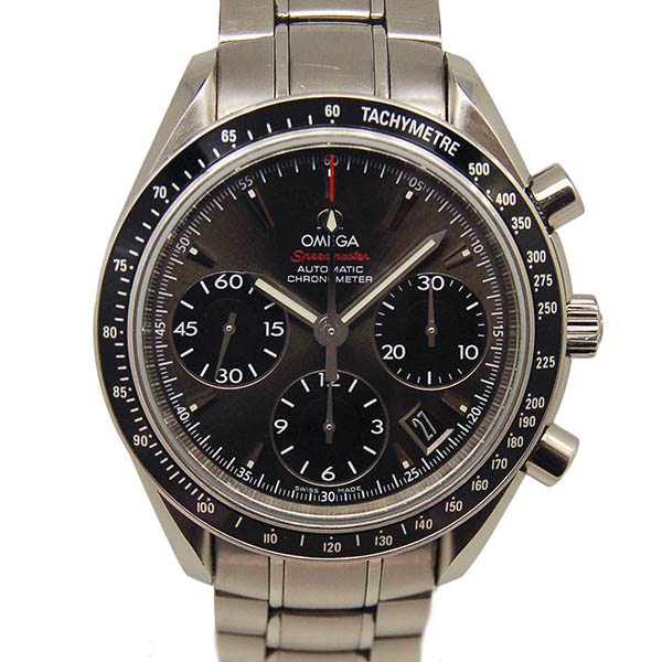オメガ　OMEGA　スピードマスターオートマティックデイト　323.30.40.40.06.001　グレー/ブラック　USED　中古