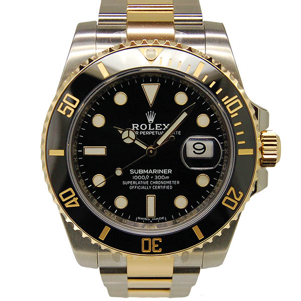 ロレックス　ROLEX　サブマリーナ　コンビ　Ref.116613LN　ブラック　ランダム番　未使用品