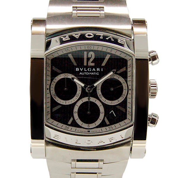 ブルガリ　BVLGARI　アショーマ　クロノグラフ　AA48BSSDCH　48mm　ブラック　未使用品