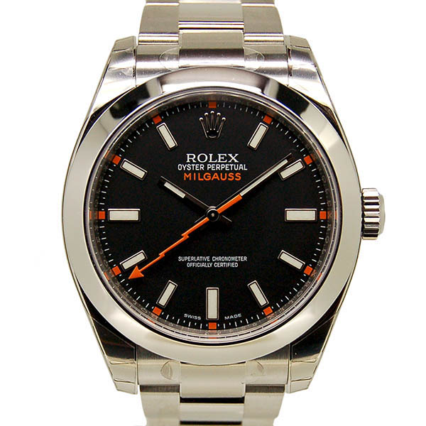ロレックス　ROLEX　ミルガウス　116400　ブラック　ランダム番　SS　生産終了　未使用品