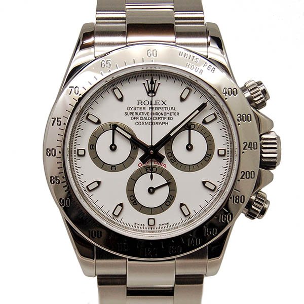 ロレックス　ROLEX　デイトナ　116520　SS　ホワイト　M番ルーレット　USED　中古