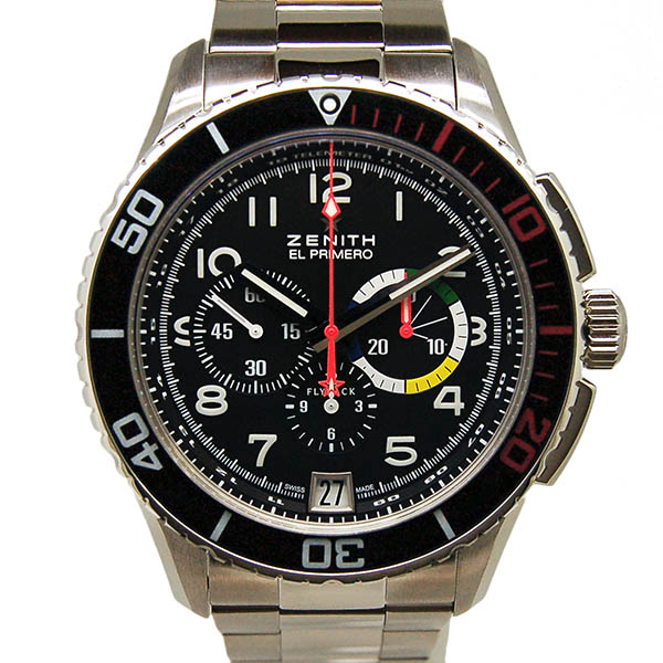 ゼニス　ZENITH　エルプリメロ　ストラトス　フライバック　レインボー　03.2061.405/21.M2060　45.5mm　未使用品