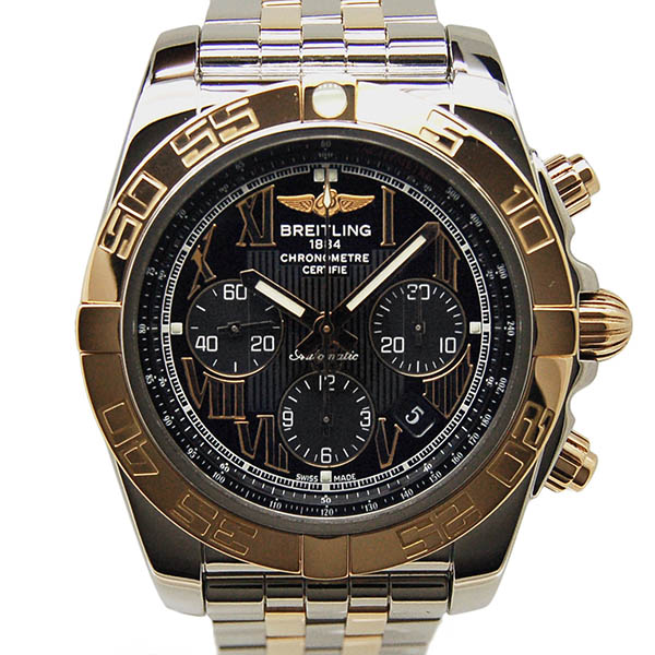 ブライトリング　BREITLING　クロノマット44　C011B57PAC　ブラックローマ　SS×RG　USED　中古