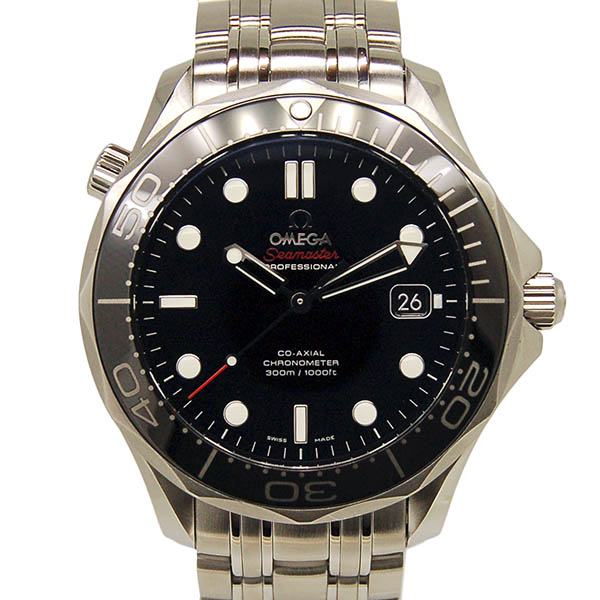 オメガ　OMEGA　シーマスター300　コーアクシャル　212.30.41.20.01.003　ブラック　41mm　USED　中古