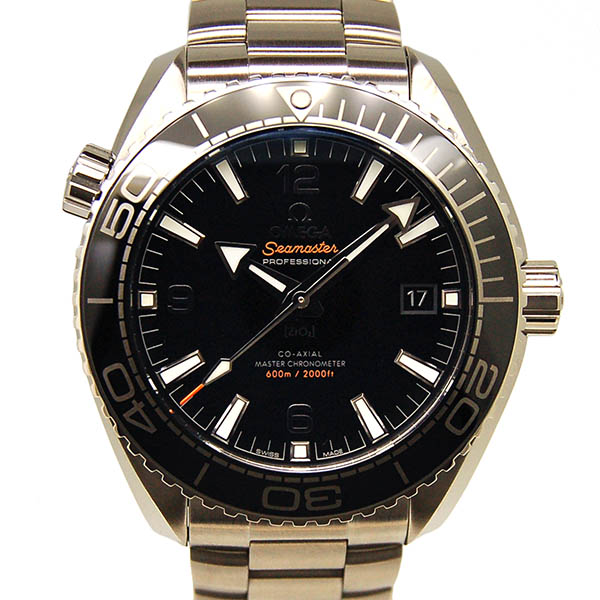 オメガ　OMEGA　シーマスター　プラネットオーシャン　マスタークロノメーター　215.30.44.21.01.001　ブラック　43.5mm　USED　中古