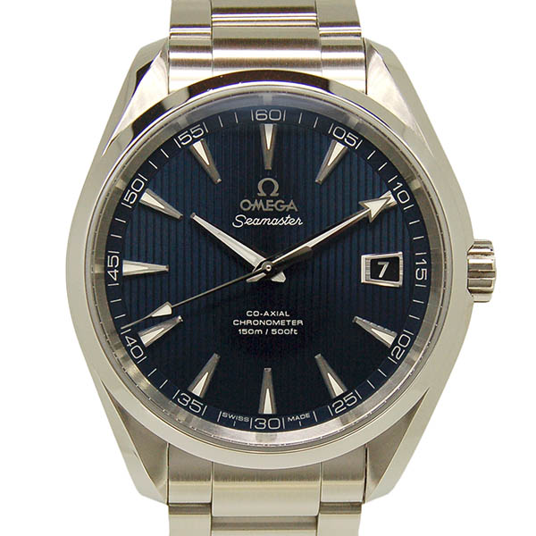 オメガ　OMEGA　シーマスター　アクアテラ　231.10.42.21.03.001　メンズ　42mm　SS　ブルー　USED　中古