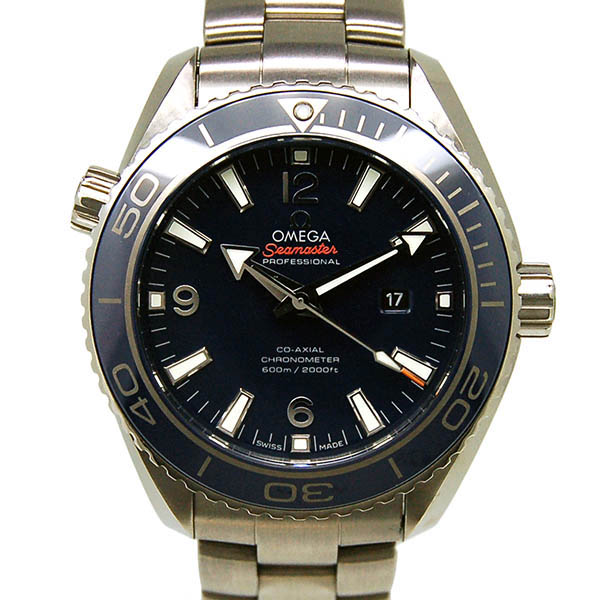 オメガ　OMEGA　シーマスター プラネットオーシャン　232.90.38.20.03.001　37.5mm　チタン　ブルー　未使用品