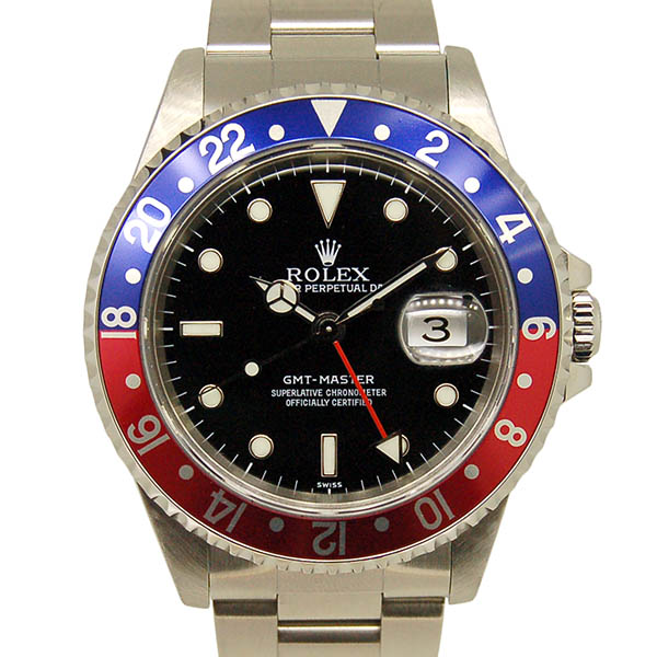 ロレックス　ROLEX　GMTマスター1　16700　A番　赤青ベゼル　40mm　USED　中古