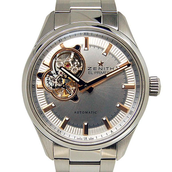 ゼニス　ZENITH　エルプリメロ　シノプシス 03.2170.4613/01.M2170　SS　シルバー　USED　中古