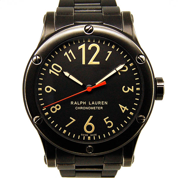 ラルフローレン　RALPH LAUREN　サファリRL67 クロノメーター　RLR0220002　45mm　ブラック　USED　中古