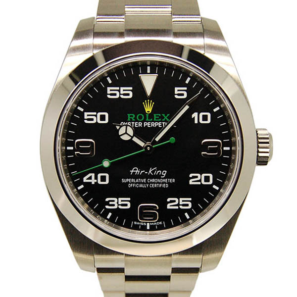 ロレックス　ROLEX　エアキング　Ref.116900　ブラック　40mm　国内正規品　未使用品