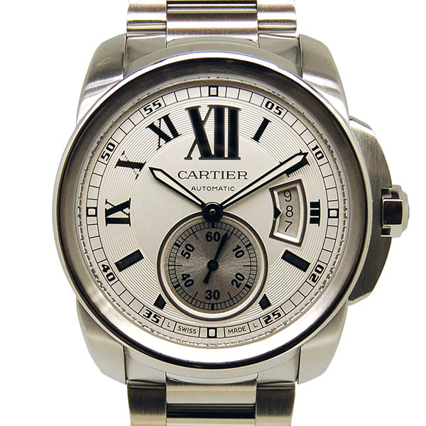 カルティエ　CARTIER　カリブル　ドゥ　カルティエ　W7100015　SS　シルバー　メンズ　USED　中古