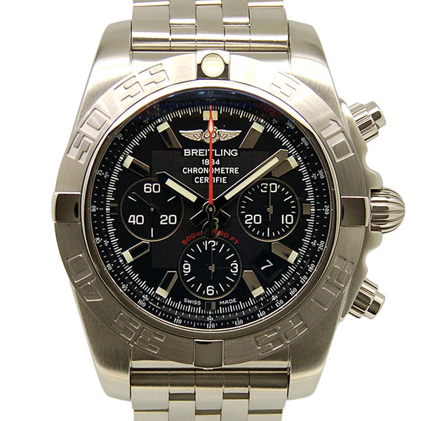 ブライトリング　BREITLING　クロノマット44　フライングフィッシュ　A010B08PA　オニキスブラック　SS　44mm　USED　中古