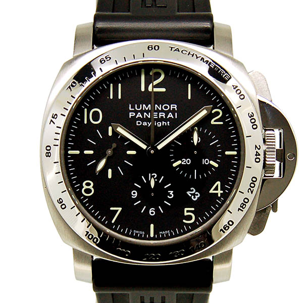 パネライ　PANERAI　ルミノールクロノグラフ　デイライト　44mm　PAM00196　ラバーベルト　H番　USED　中古