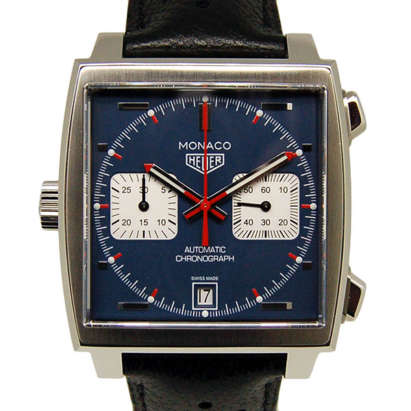 タグホイヤー　TAG HEUER　モナコ　クロノグラフ　Cal.11　スティーブマックイーン　CAW211P.FC6356　革ベルト　未使用品