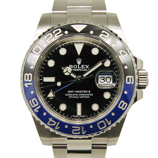 ロレックス　ROLEX　GMTマスター2　116710BLNR　40mm　青黒ベゼル　USED　中古