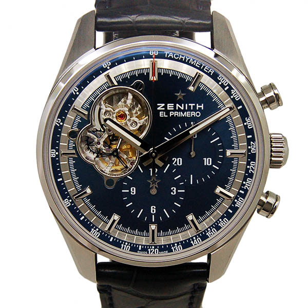 ゼニス　ZENITH　エルプリメロ　クロノマスター1969　03.20416.4061/51.C700　42mm　ブルー　USED　中古