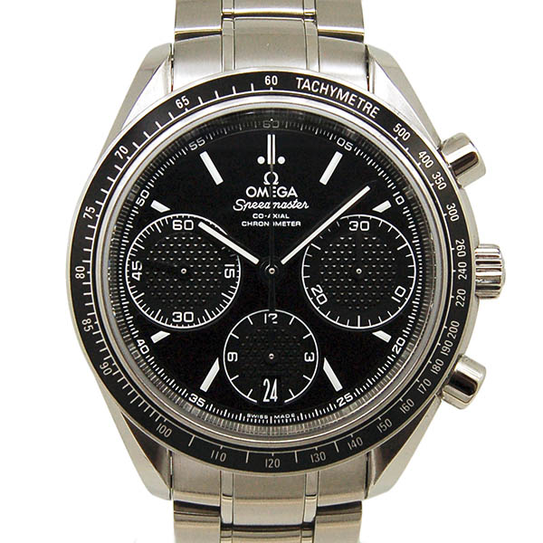 オメガ　OMEGA　スピードマスターレーシング　326.30.40.50.01.001　SS　ブラック　40mm　自動巻　USED　中古
