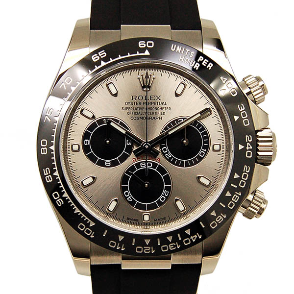 ロレックス　ROLEX　デイトナ　116519LN　18Kホワイトゴールド　スチール/ブラック　ラバーベルト　国内正規　未使用品