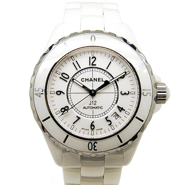 シャネル　CHANEL　J12　ホワイトセラミック　H0970　メンズ　自動巻　38mm　USED　中古