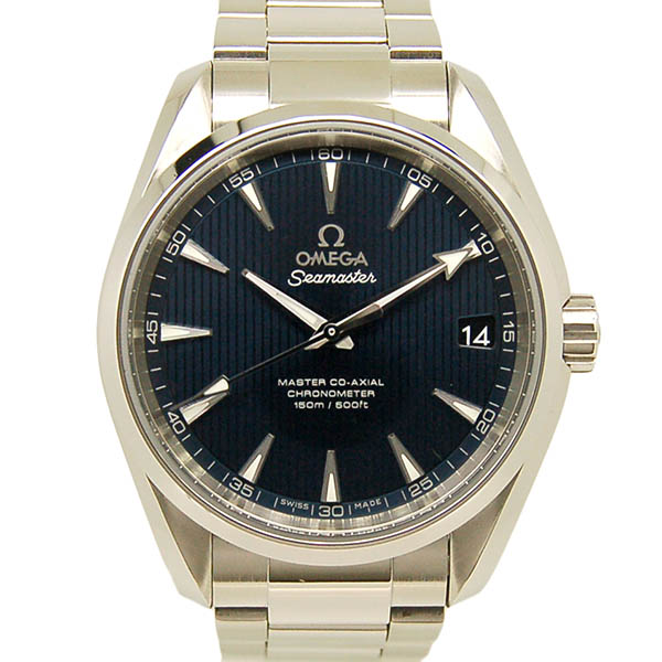 オメガ　OMEGA　シーマスター　アクアテラ　マスターコーアクシャル　231.10.39.21.03.002　ブルータペストリー　USED　中古