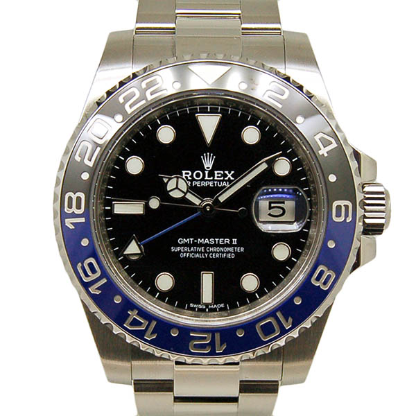 ロレックス　ROLEX　GMTマスター2　116710BLNR　40mm　青黒ベゼル　USED　中古