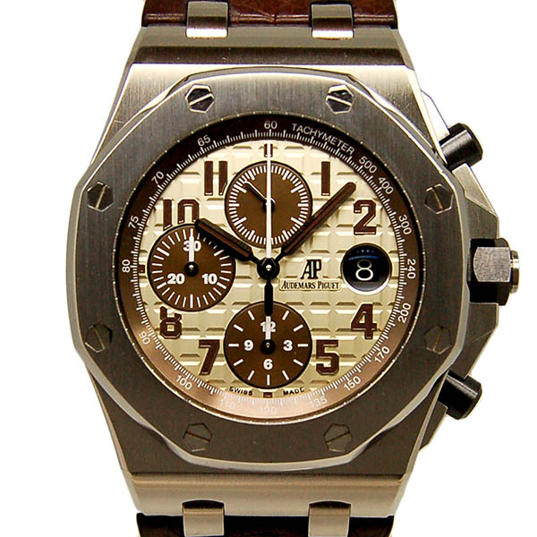 オーデマ・ピゲ　AUDEMARS PIGUET　ロイヤルオーク　オフショアクロノ　26470ST.OO.A801CR.01　革ベルト　USED　中古