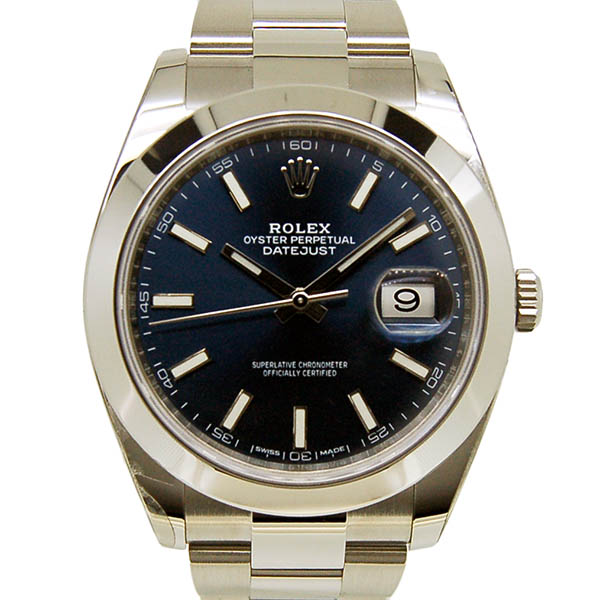ロレックス　ROLEX　デイトジャスト41　126300　メンズ　ブルー　未使用品