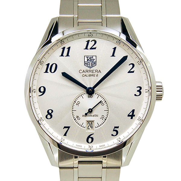 タグホイヤー　TAG HEUER　カレラ　ヘリテージ　キャリバー6　WAS2111.BA0732　SS　39mm　シルバー　自動巻　USED　中古