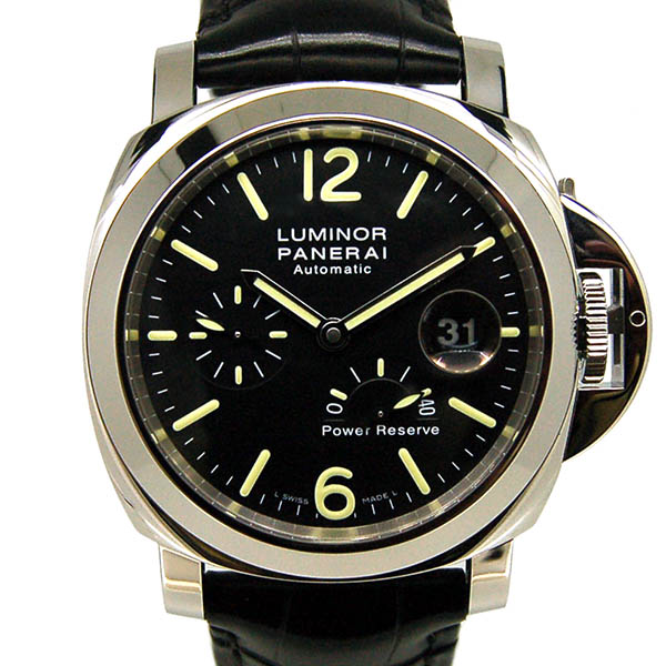 パネライ　PANERAI　ルミノールパワーリザーブ　44mm　PAM00090　ブラック　R番　USED　中古
