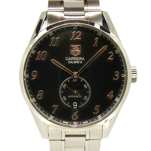 タグホイヤー　TAG HEUER　カレラ　ヘリテージ　キャリバー6　WAS2114.BA0732　SS　39mm　ブラック　自動巻　USED　中古