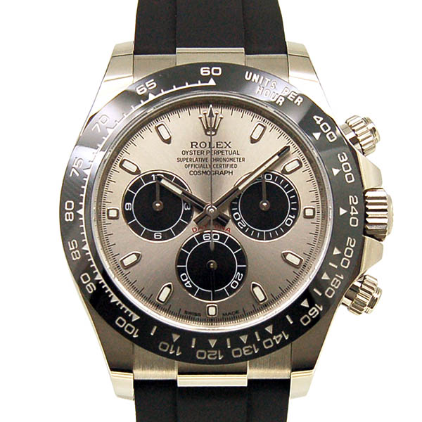 ロレックス　ROLEX　デイトナ　116519LN　スチール/ブラック　ラバーベルト　18KWG　国内正規　未使用品