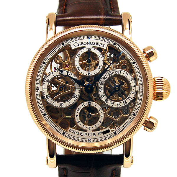 クロノスイス　CHRONOSWISS　オーパス　CH7521　ピンクゴールド　38mm　USED　中古