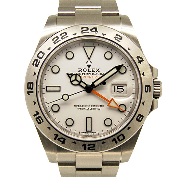 ロレックス　ROLEX　エクスプローラー2　ホワイト　Ref.216570　GMT　ランダム番　USED　中古