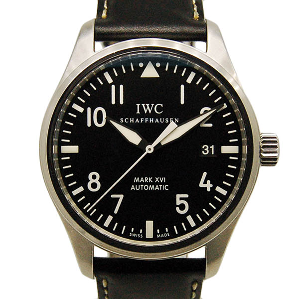 IWC　マーク16　IW325501　SS　ブラック　革ベルト　自動巻　39mm　USED　中古