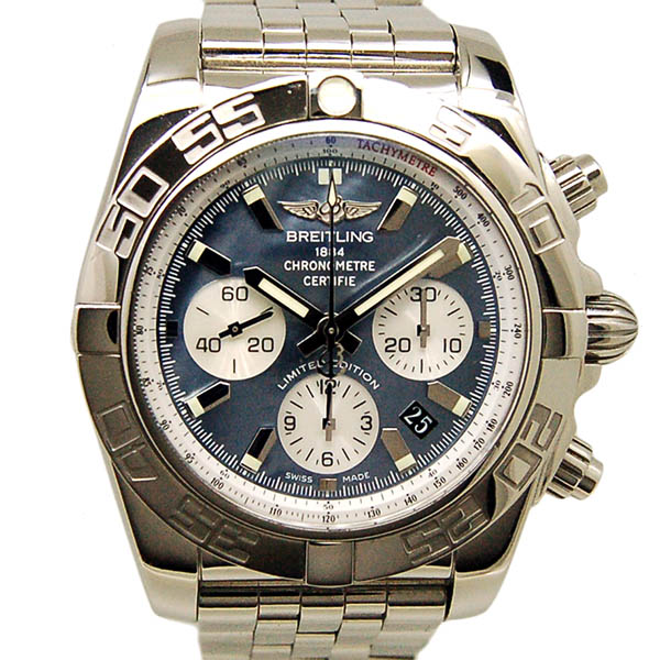 ブライトリング　BREITLING　クロノマット44　A011BWJPA　ブラック×ホワイトシェル　SS　44mm　日本400本限定　USED　中古