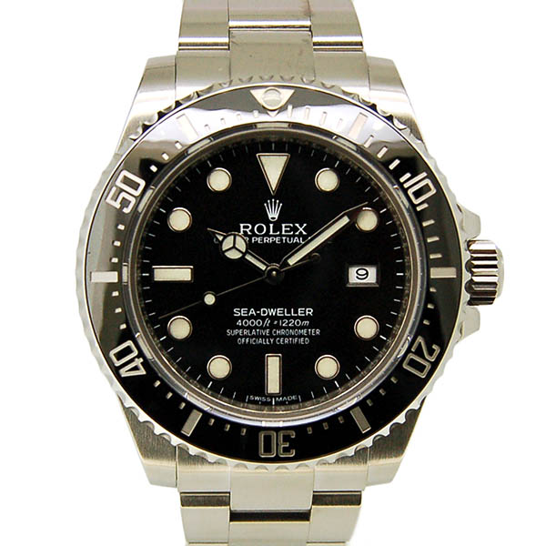 ロレックス　ROLEX　シードゥエラー4000　116600　SS　ブラック　生産終了　USED　中古