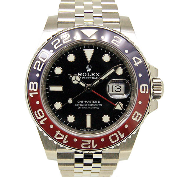 ロレックス　ROLEX　GMTマスター2　126710BLRO　ブルー/レッドベゼル　40mm　USED　中古