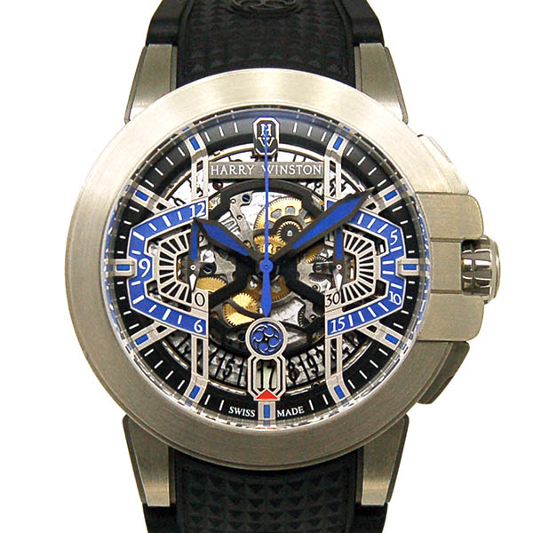 ハリーウィンストン　HARRY WINSTON　プロジェクト Z9　OCEACH44ZZ004　44mm　ザリウム　世界300本限定　USED　中古　