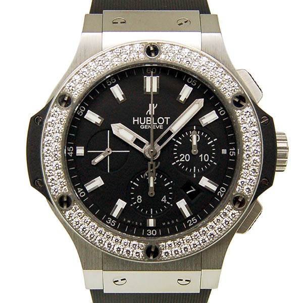 ウブロ　HUBLOT　ビッグバンエボリューション ダイヤモンドベゼル　301.SX.1170.RX.1104　ラバーベルト　44mm　USED　中古
