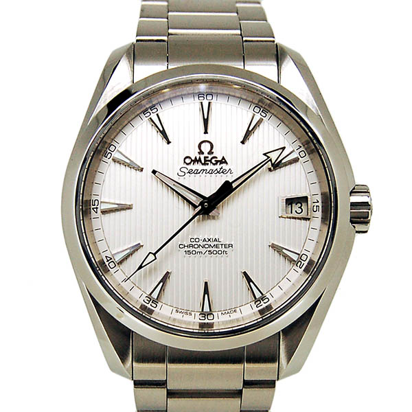 オメガ　OMEGA　シーマスター　アクアテラ　231.10.39.21.02.001　メンズ　38.5mm　SS　シルバータペストリー　USED　中古