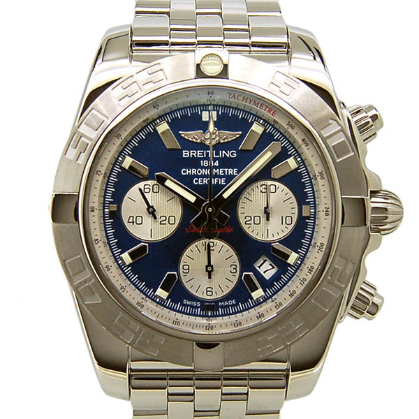 ブライトリング　BREITLING　クロノマット44　A012C88PA　ブルー　SS　43,5mm　USED　中古