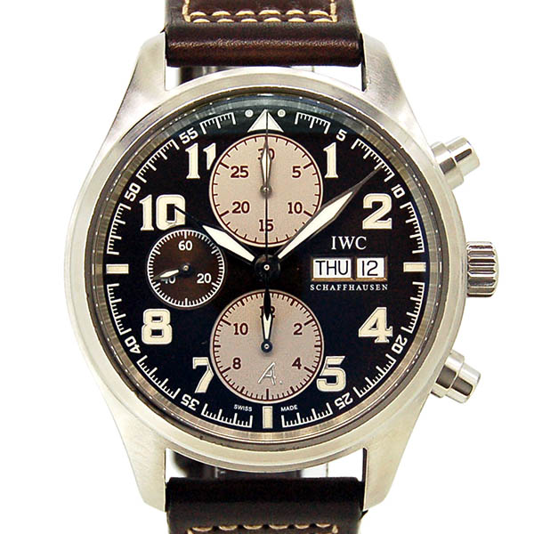 IWC　パイロットウォッチクロノ　アントワーヌ ド サンテグジュペリ　IW371709　デイデイト　世界1630本限定　自動巻　USED　中古